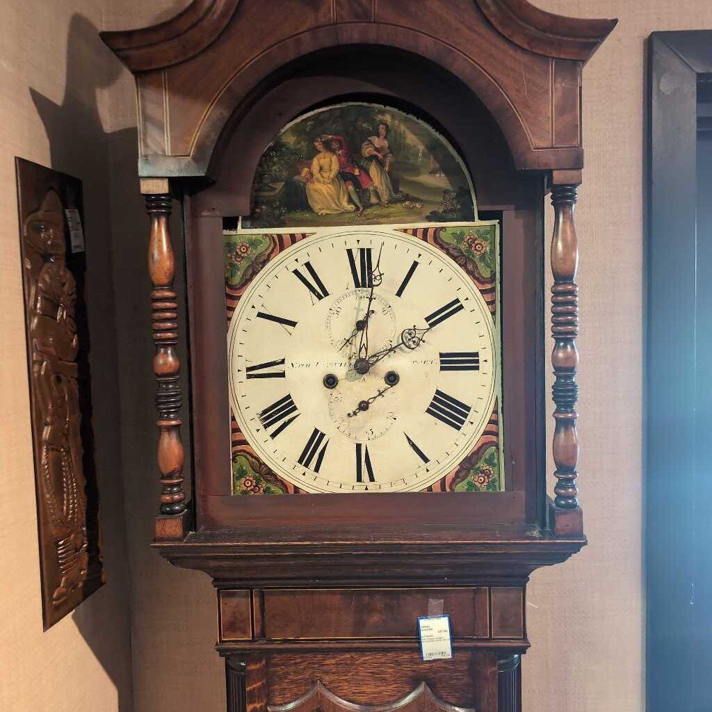 19th Century English Grandfather Clock (As Is)