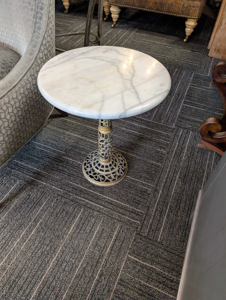 Marble Top Plant Stand