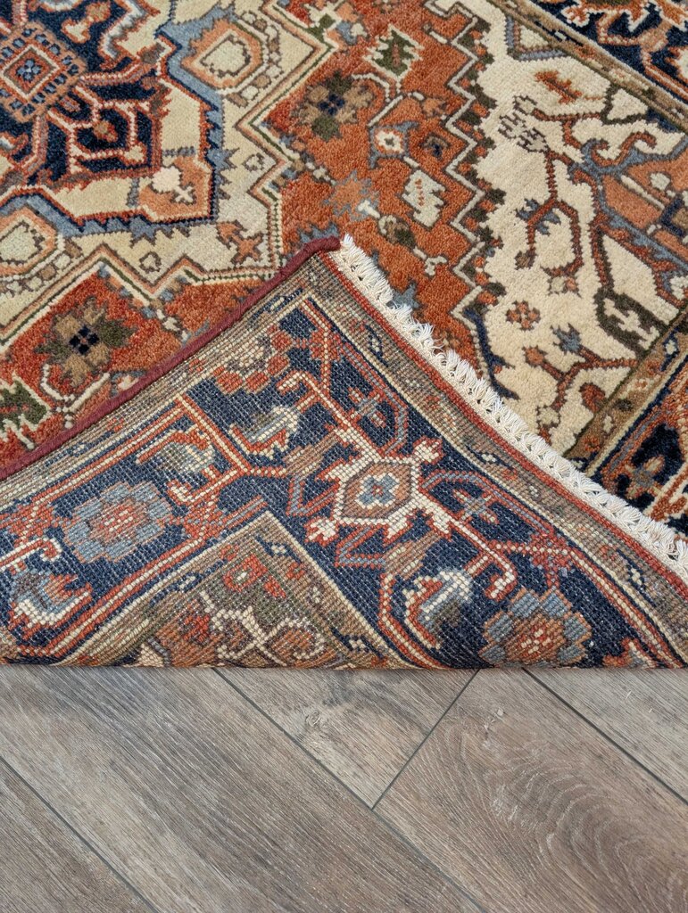 Contemporary Hand Woven Heriz Rug 6'3" by 3'11"
