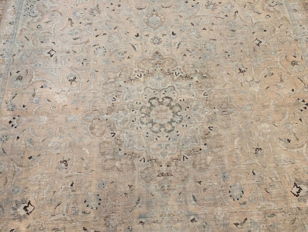 Fabulous Contemporary Hand Woven Wool / Silk Antique Revival Tabriz Rug (ABC carpets)12'6" by 9'8"