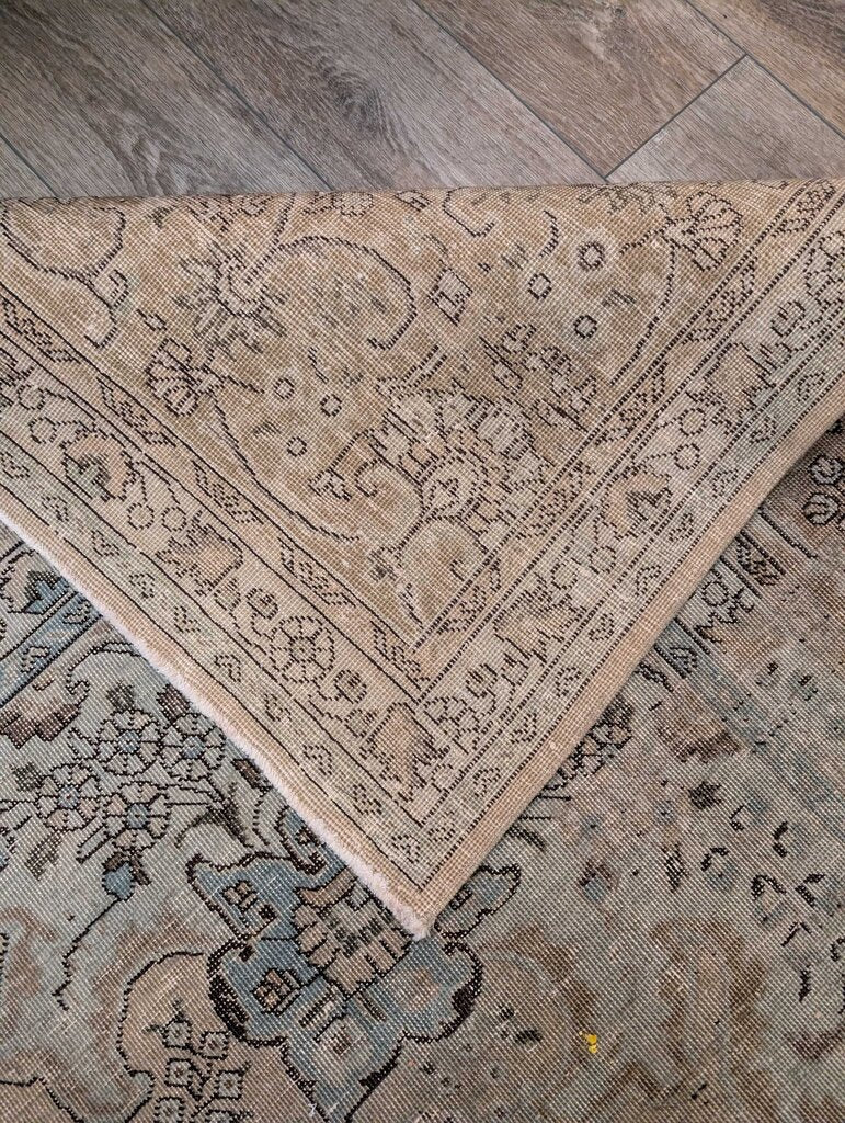 Fabulous Contemporary Hand Woven Wool / Silk Antique Revival Tabriz Rug (ABC carpets)12'6" by 9'8"