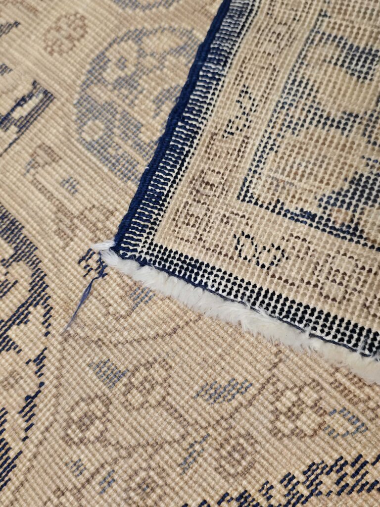 Hand Woven Flat Weave Kilim Turkish Wool Tabriz Revival Rug 11'4" by 9'