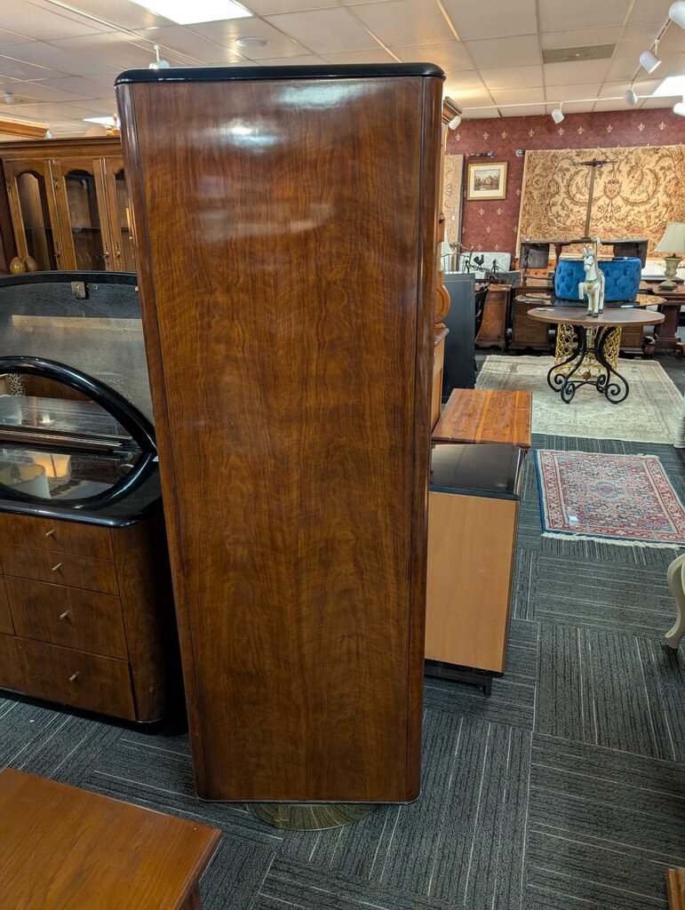 Vintage Spinning Two Sided Storage Cabinet by Drexel