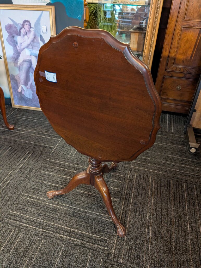 Cherry Side Table w/ Claw Feet