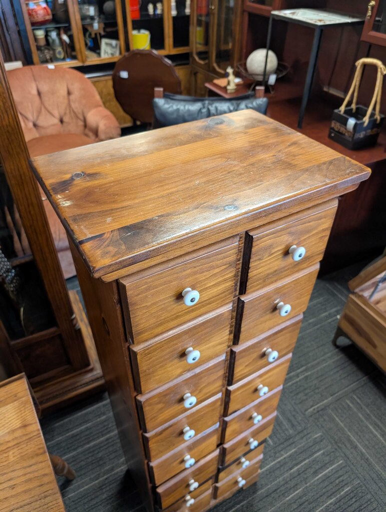 Vintage Pine Lingerie Chest