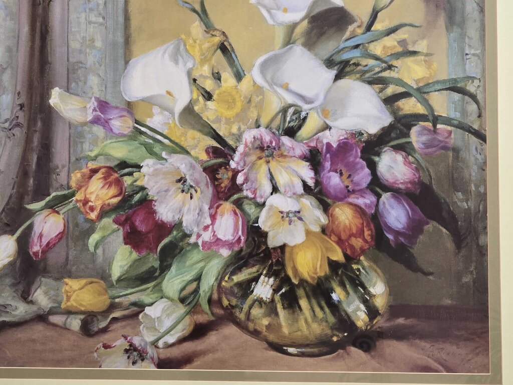 Professionally Framed Still Life "Calla Lily" Print