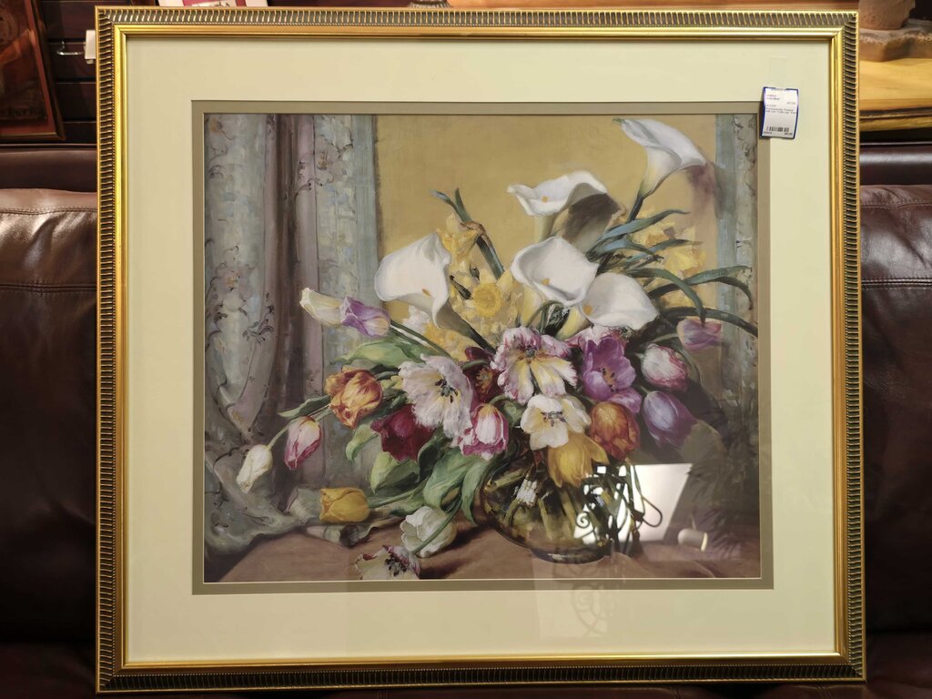Professionally Framed Still Life "Calla Lily" Print