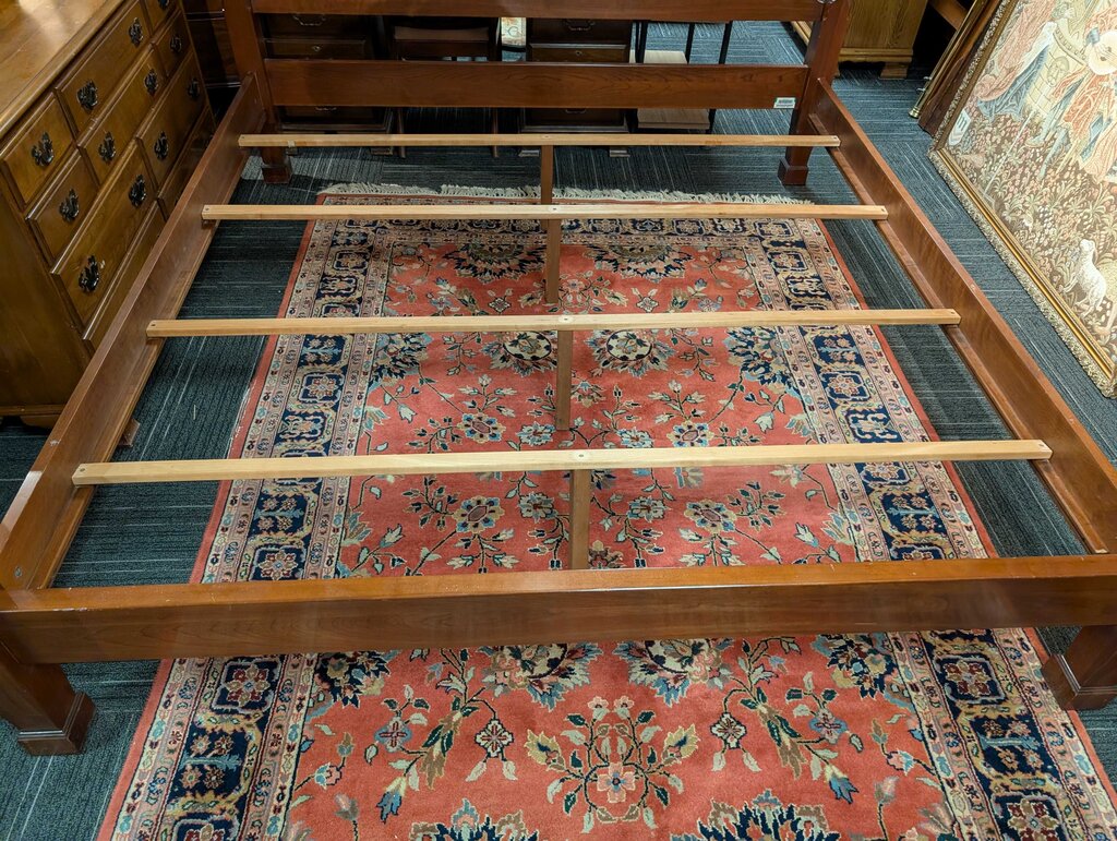 Solid Cherry Ethan Allen King Size Bed