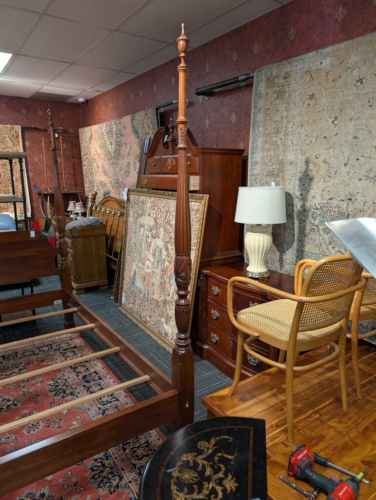 Solid Cherry Ethan Allen King Size Bed