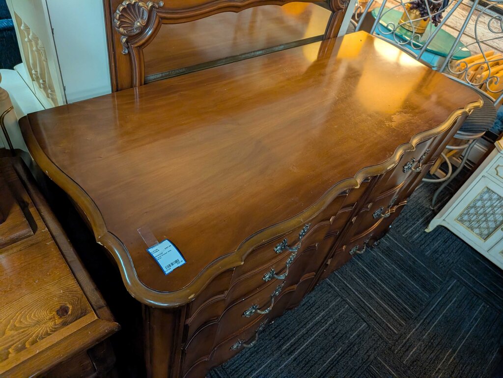 French Dresser With Mirror