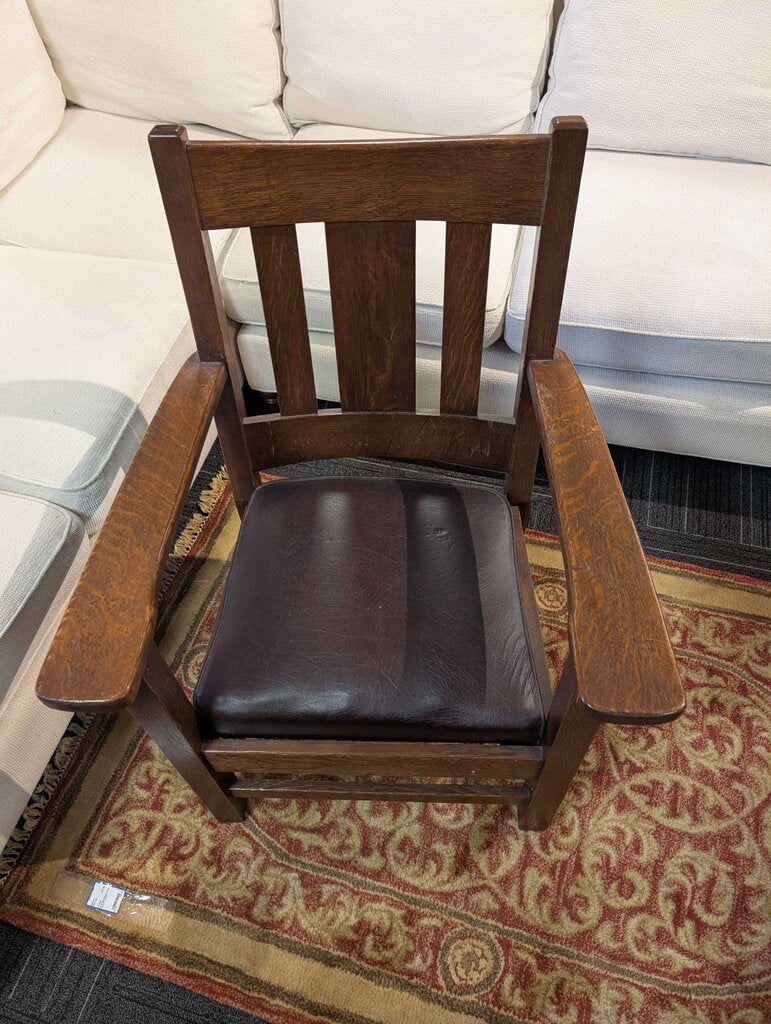 Mission Oak Armchair