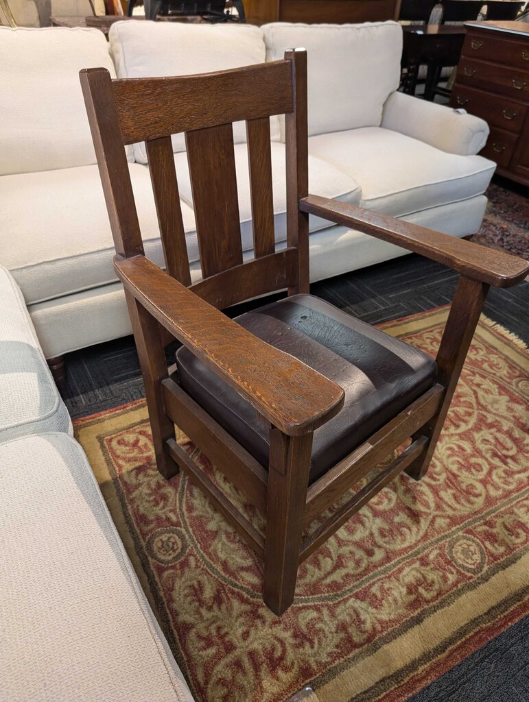 Mission Oak Armchair