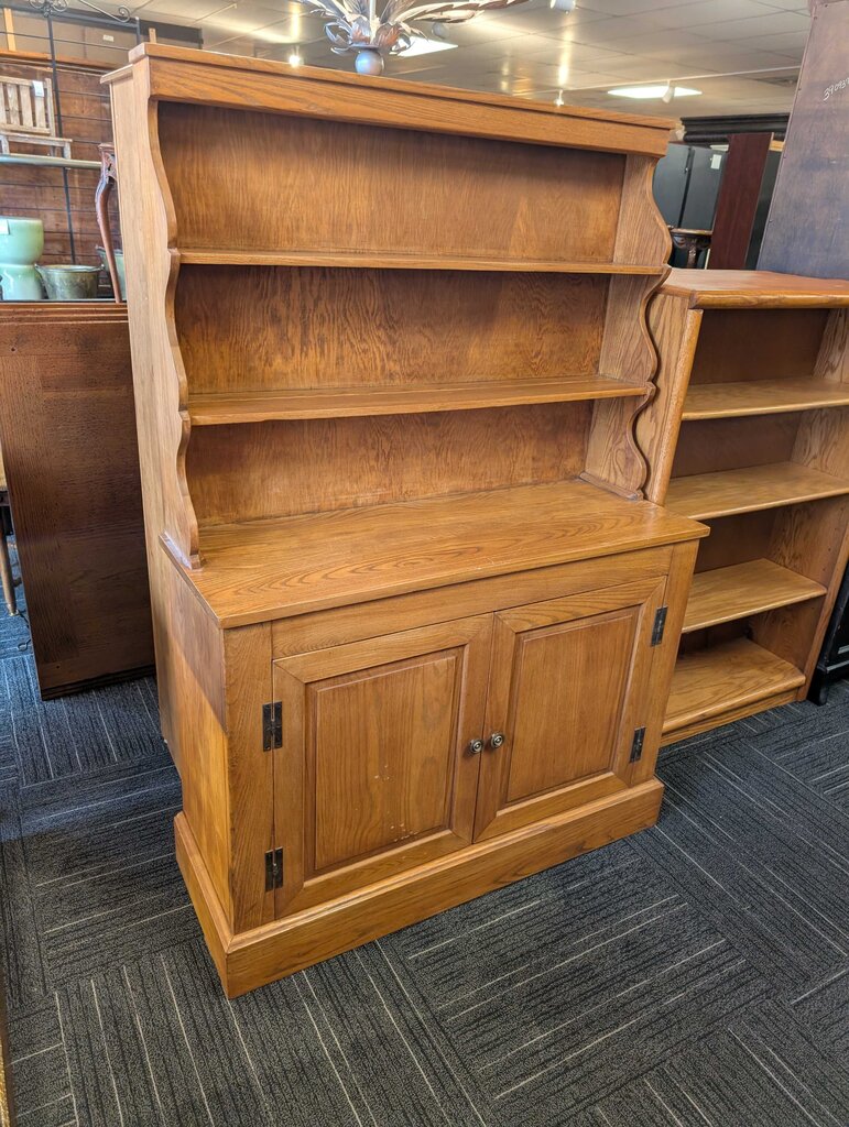 Vintage Oak Hutch
