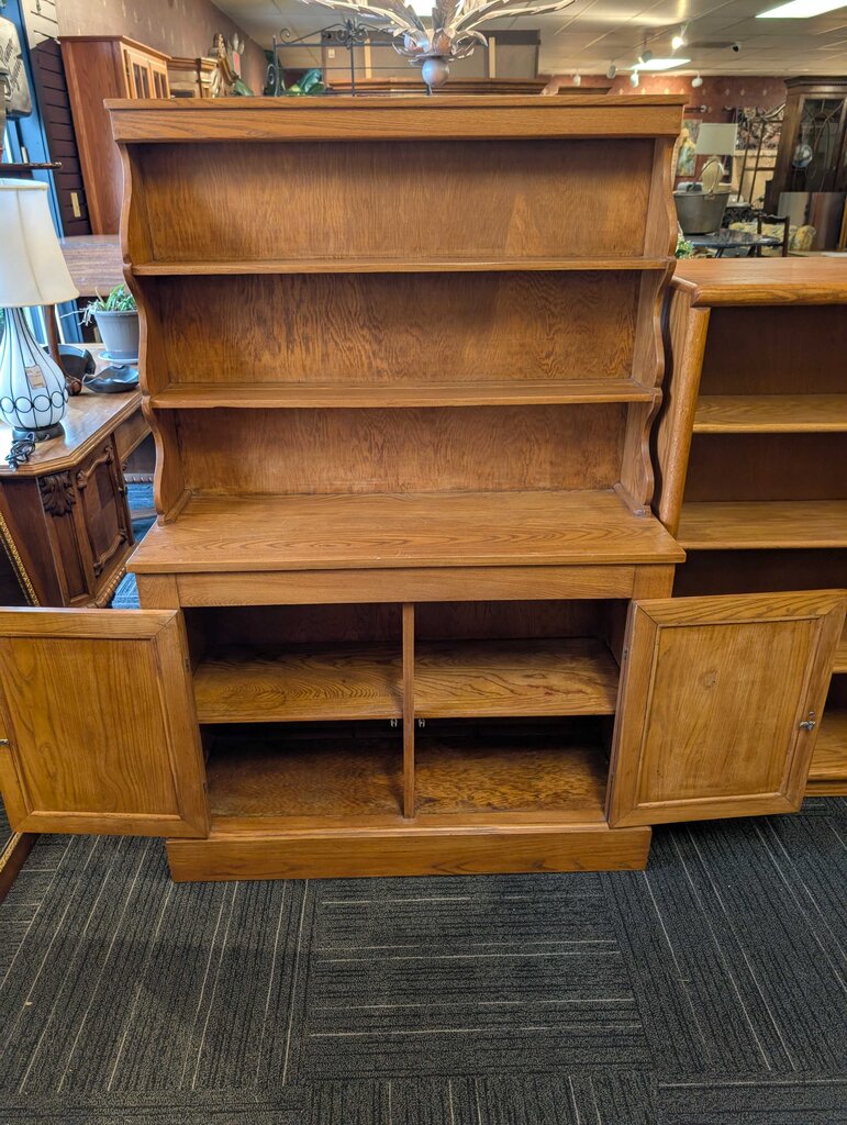 Vintage Oak Hutch
