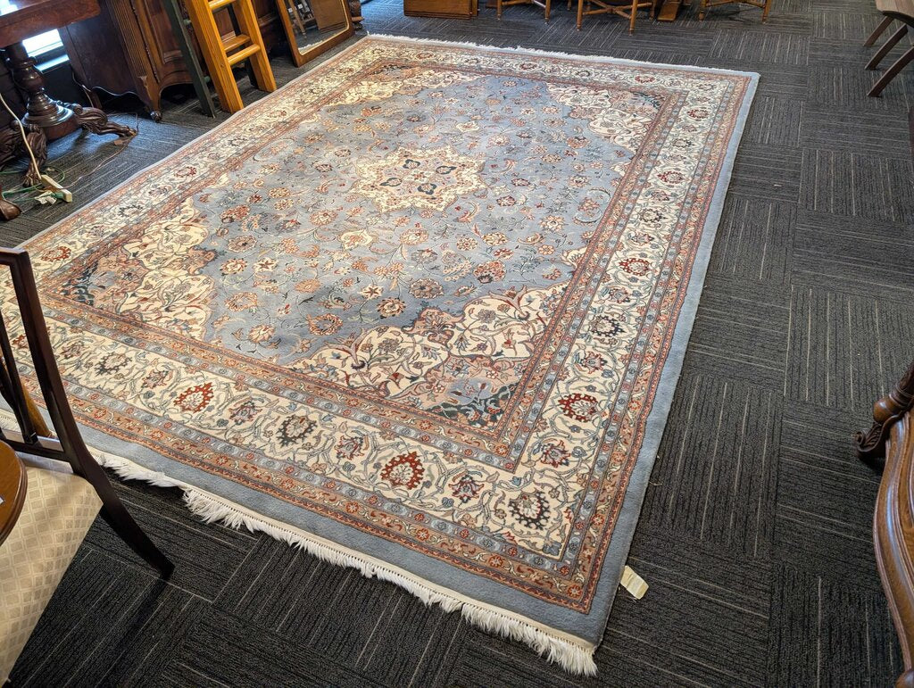 Hand Woven Wool Area Rug 9' x 12'