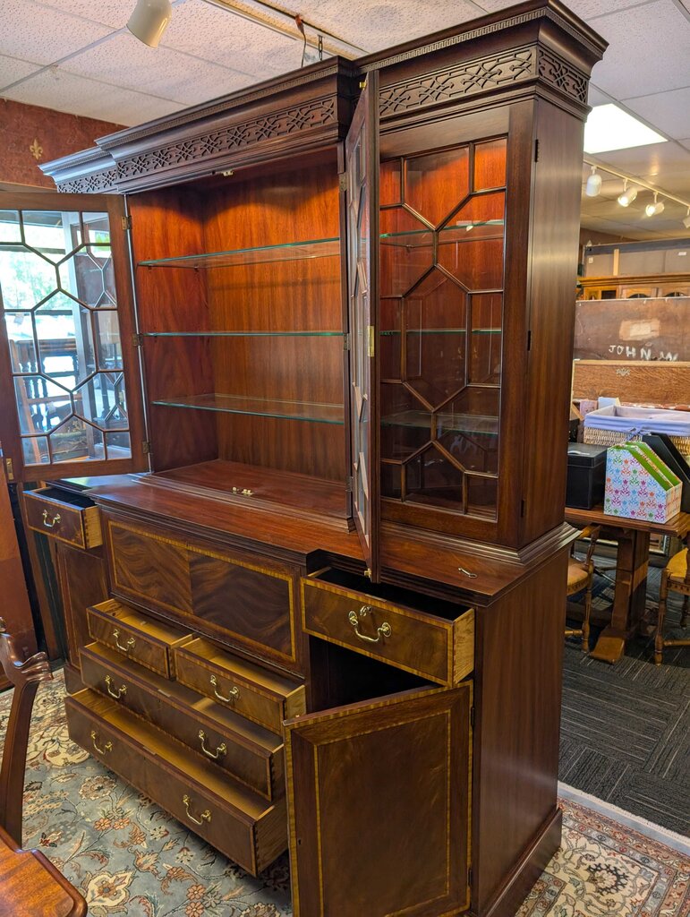 Spectacular Henkel Harris Mahogany Breakfront