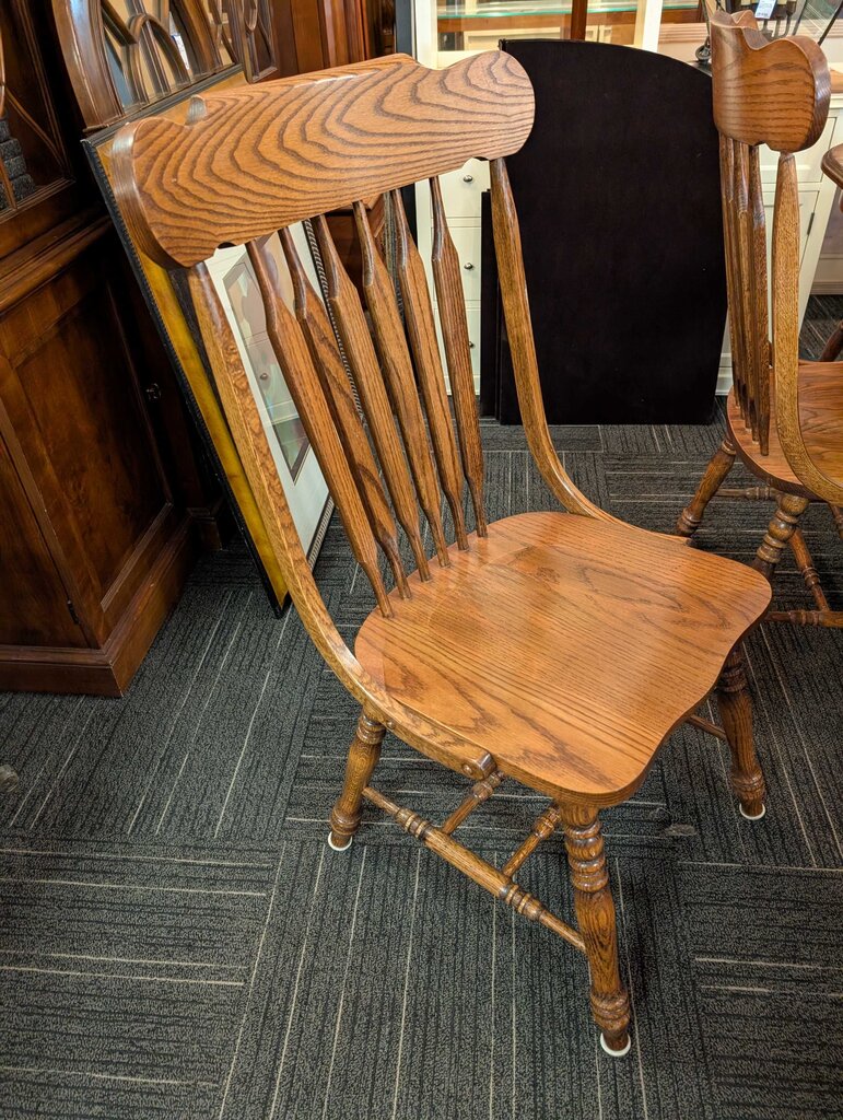 Oak Table With Six Chairs