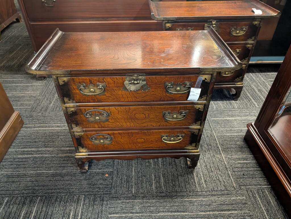Asian Three Drawer Chest
