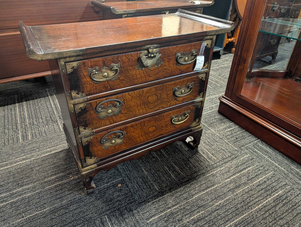 Asian Three Drawer Chest
