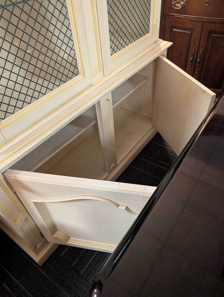 French Provincial China Cabinet