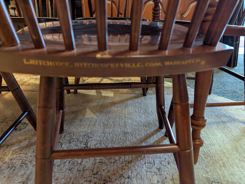 Hitchcock Table With Six Chairs