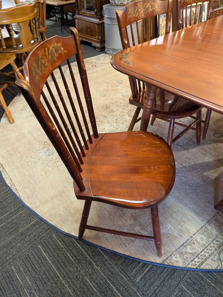 Hitchcock Table With Six Chairs