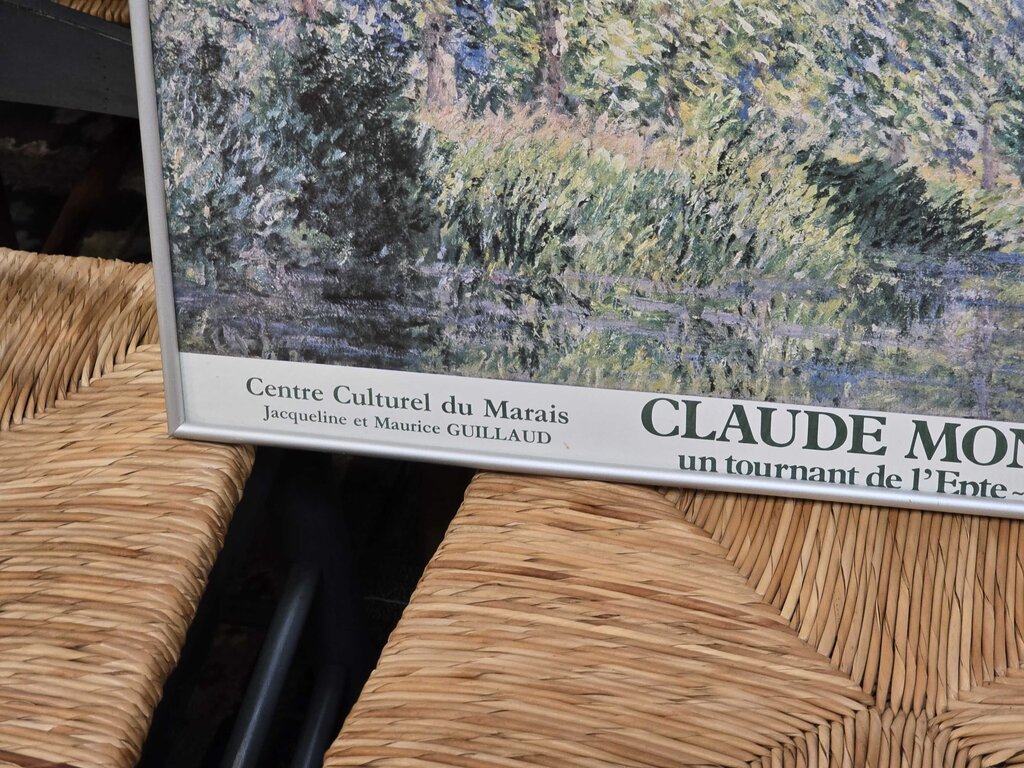 Claude Monet Poster "Un tournamant de I'Epte" Paris