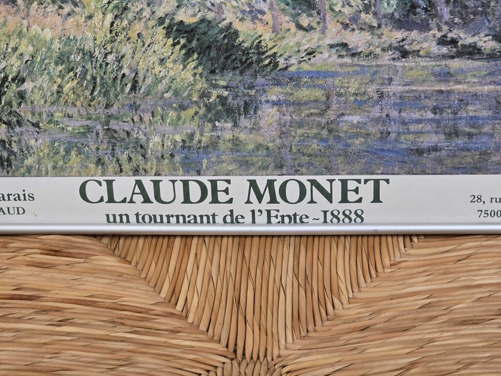 Claude Monet Poster "Un tournamant de I'Epte" Paris