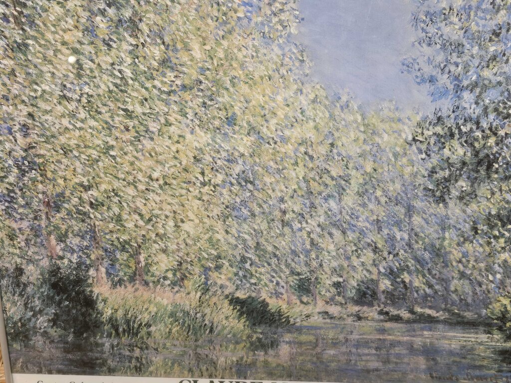 Claude Monet Poster "Un tournamant de I'Epte" Paris