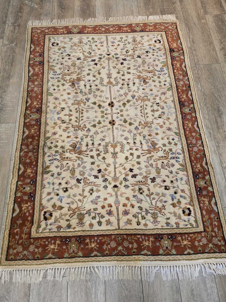 Hand Woven Persian Wool Tribal Carpet (6'2" by 3'10")