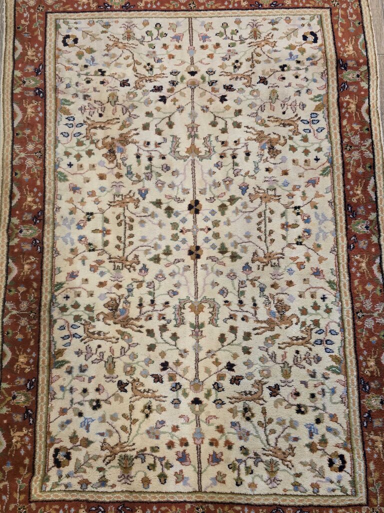 Hand Woven Persian Wool Tribal Carpet (6'2" by 3'10")