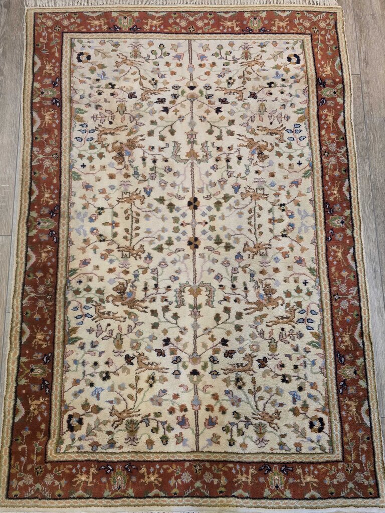 Hand Woven Persian Wool Tribal Carpet (6'2" by 3'10")