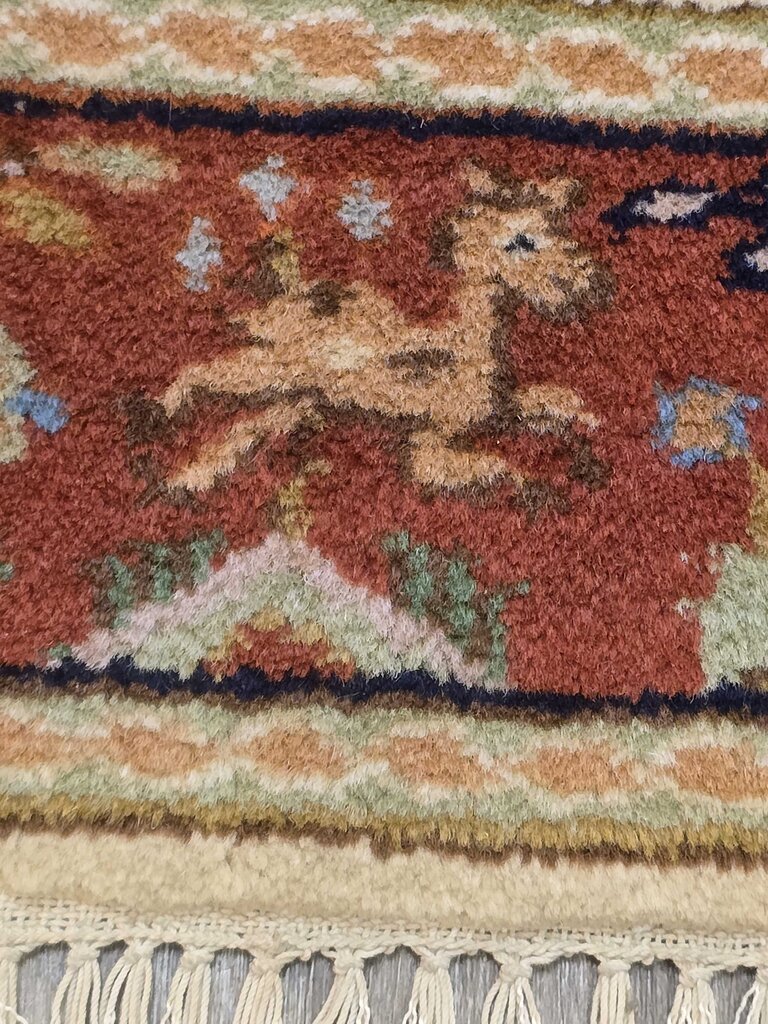 Hand Woven Persian Wool Tribal Carpet (6'2" by 3'10")