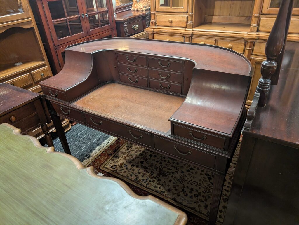 Vintage Mahogany Carlton House Desk