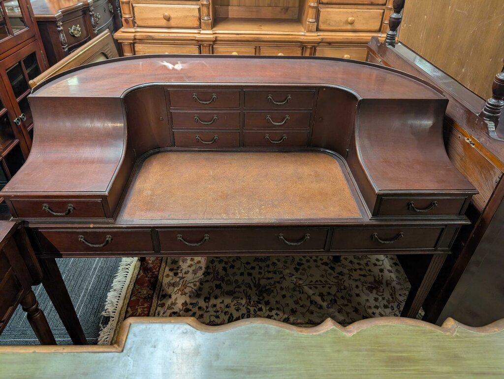 Vintage Mahogany Carlton House Desk