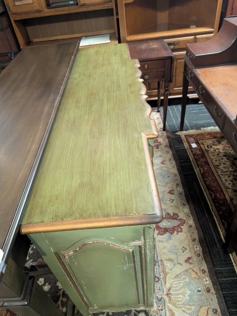 Distressed French Provincial Sideboard