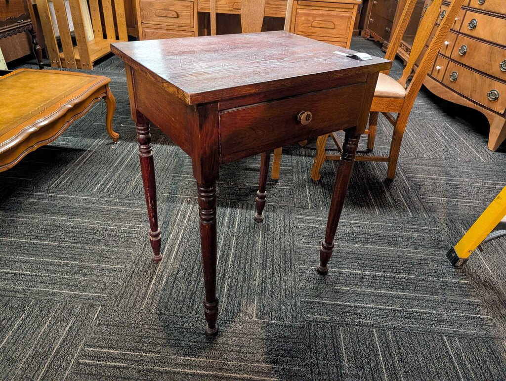 Antique One Drawer Stand