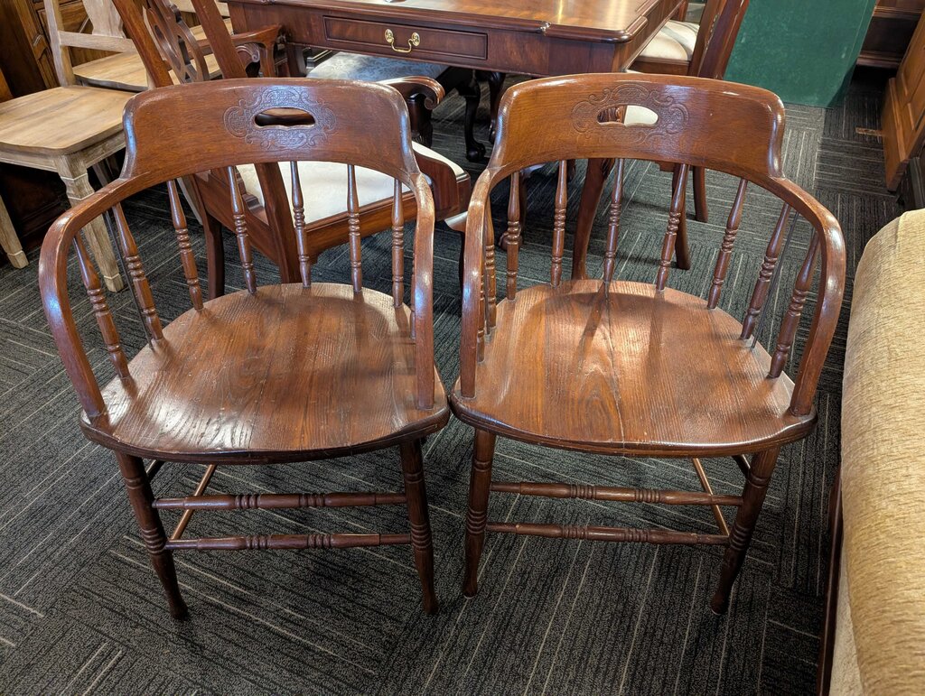 Pair Of Antique Arm Chairs