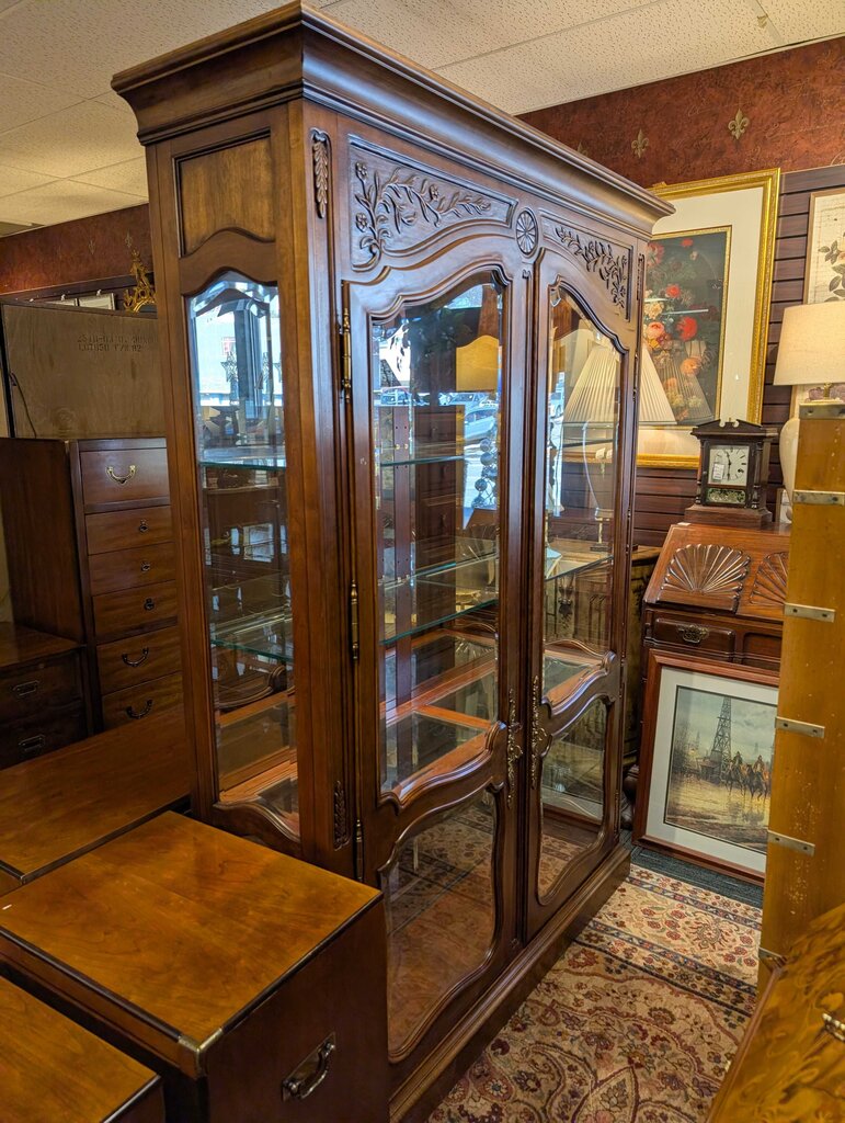 Country French Style Display Cabinet