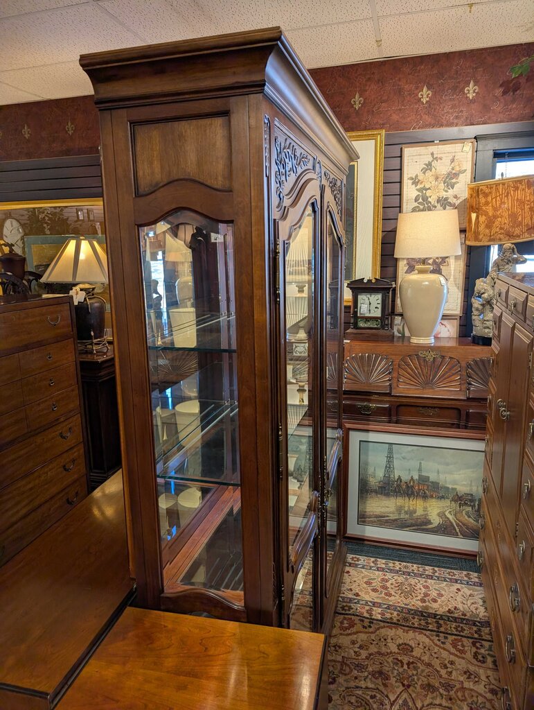 Country French Style Display Cabinet