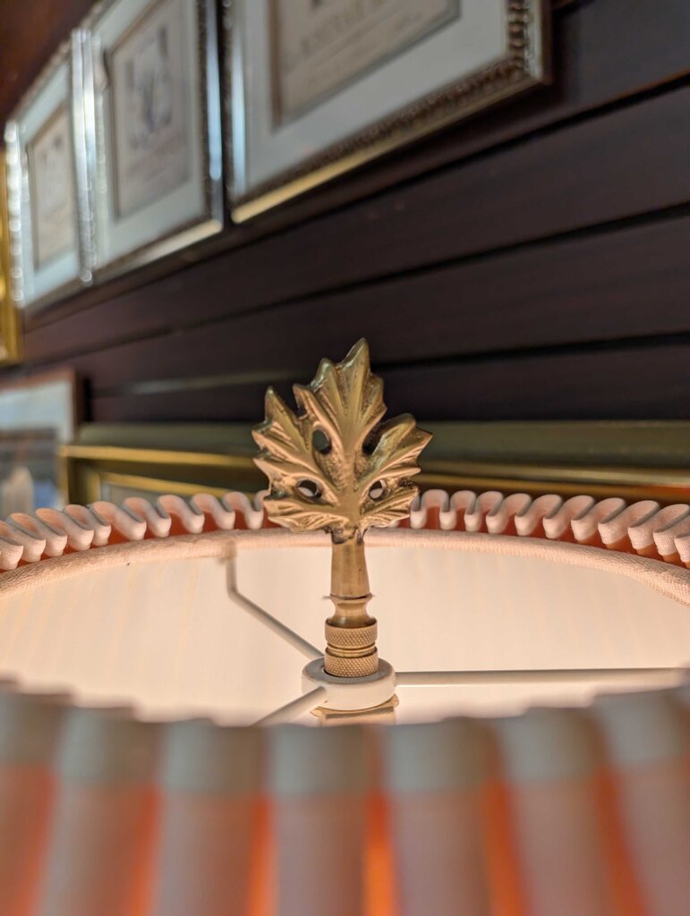 Designer "Fall" Asian Inspired Lamp by Wildwood