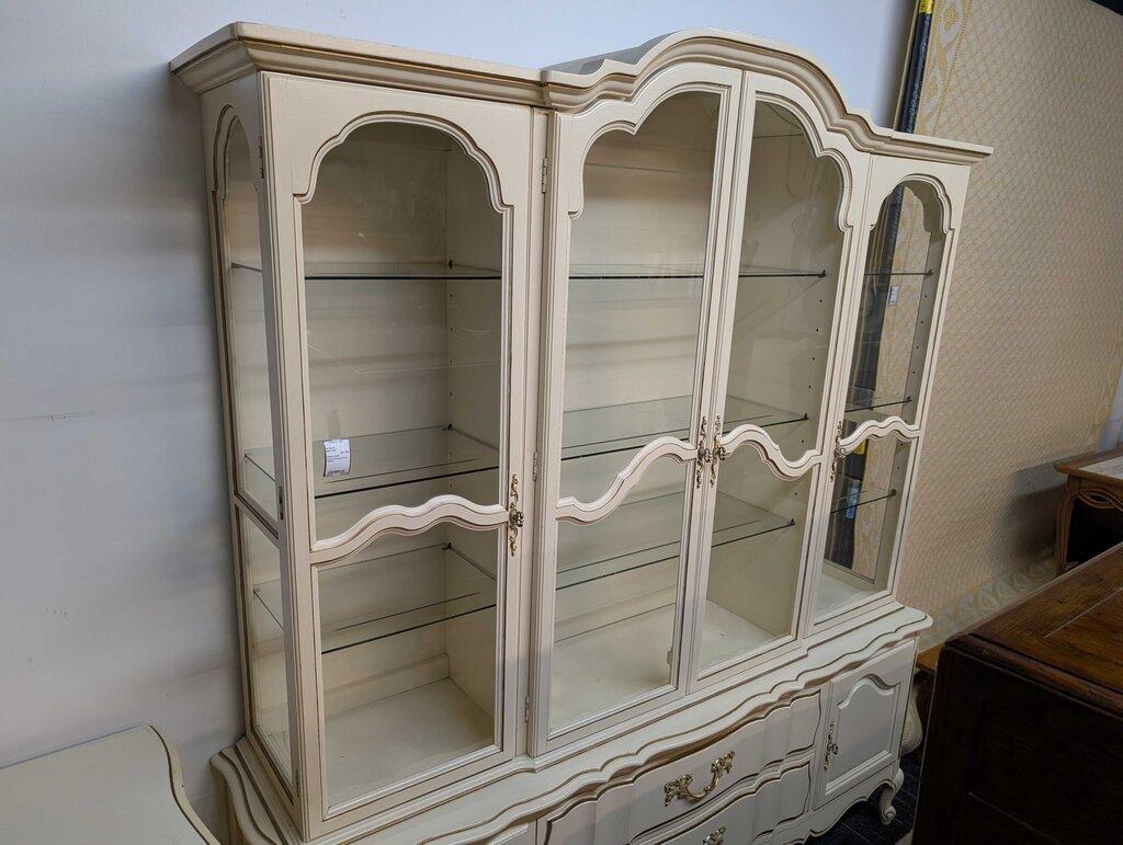 French Provincial China Cabinet