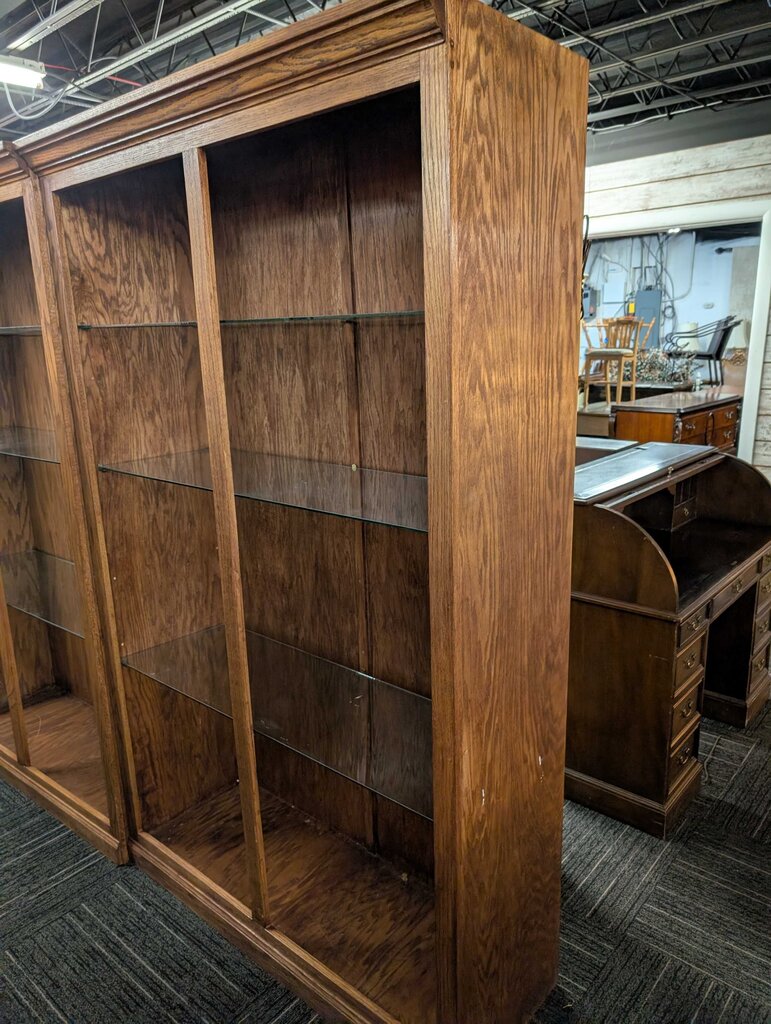 Oak Display Cabinet