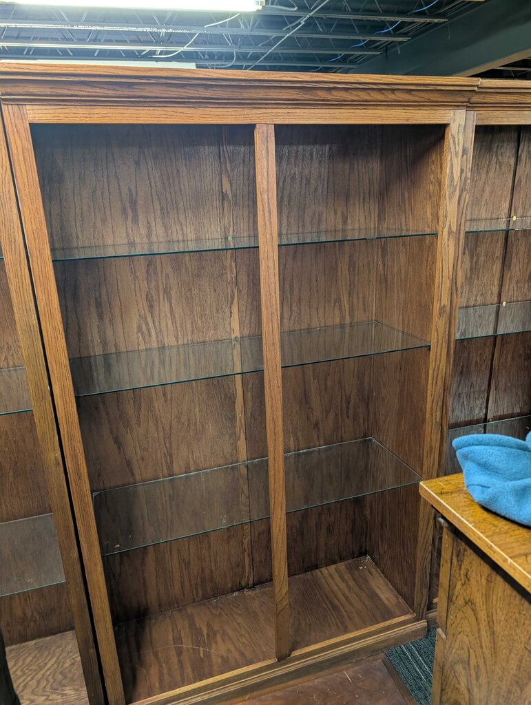 Oak Display Cabinet