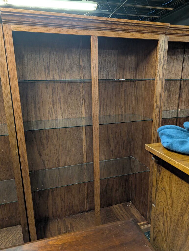 Oak Display Cabinet