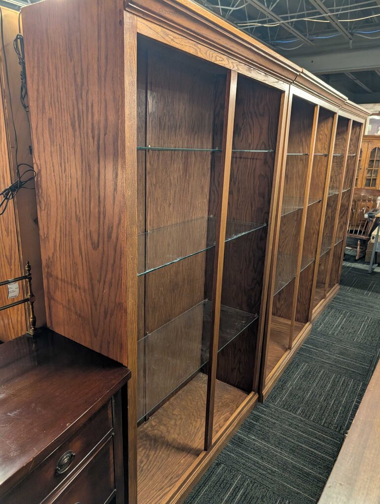 Oak Display Cabinet