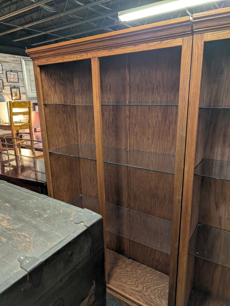Oak Display Cabinet