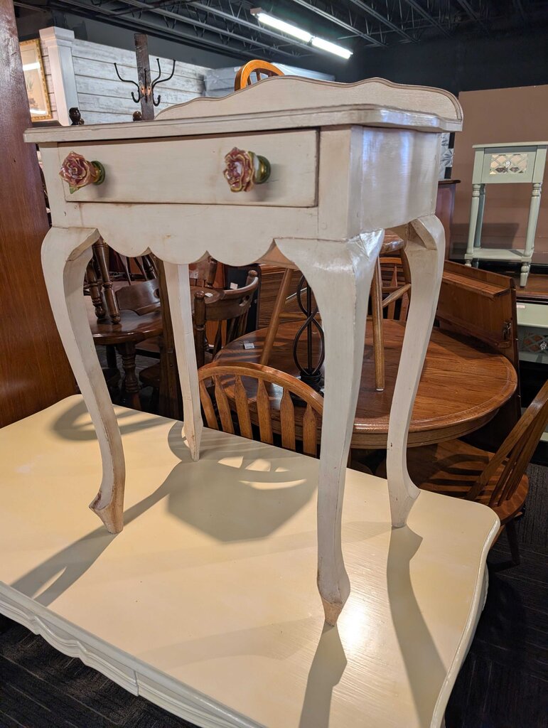 Vintage One Drawer Lamp Table