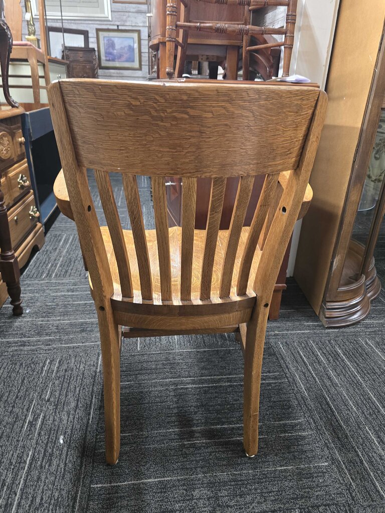 Antique Oak Arm Chair