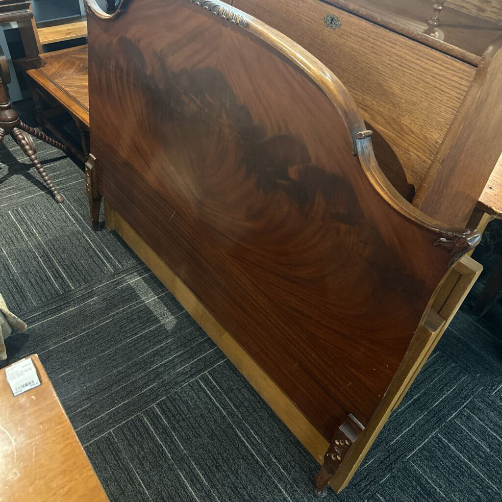 Vintage Mahogany Headboard